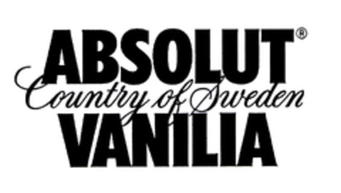 ABSOLUT Country of Sweden VANILIA Logo (EUIPO, 12/30/2002)