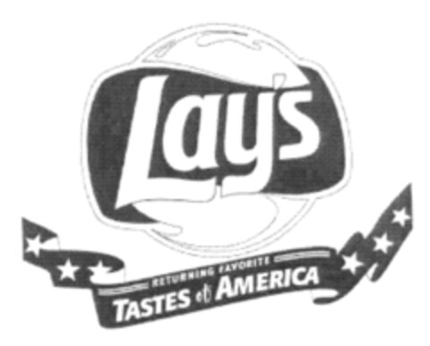Lay's RETURNING FAVORITE TASTES of AMERICA Logo (EUIPO, 23.04.2004)