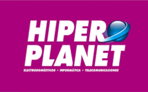 HIPER PLANET ELECTRODOMÉSTICOS·INFORMÁTICA·TELECOMUNICACIONES Logo (EUIPO, 03.06.2008)