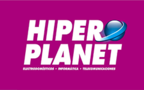 HIPER PLANET ELECTRODOMÉSTICOS·INFORMÁTICA·TELECOMUNICACIONES Logo (EUIPO, 06/03/2008)