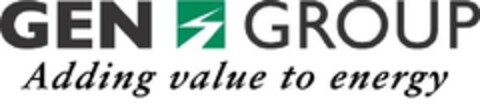 GEN GROUP, ADDING VALUE TO ENERGY Logo (EUIPO, 24.03.2010)