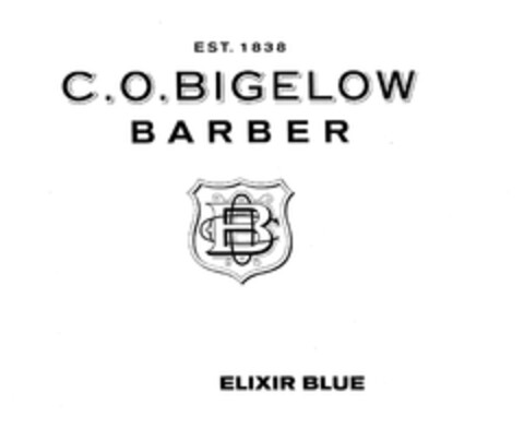 C.O. BIGELOW BARBER B ELIXIR BLUE Logo (EUIPO, 04.02.2011)