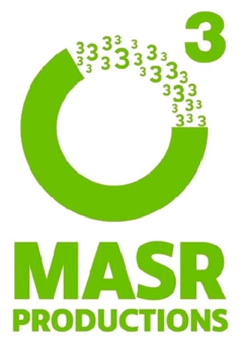 O3 MASR PRODUCTIONS Logo (EUIPO, 17.07.2013)