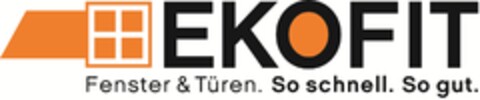 EKOFIT Fenster & Türen. So schnell. So gut. Logo (EUIPO, 05/07/2014)