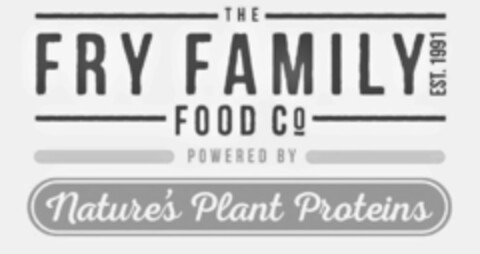 THE FRY FAMILY FOOD CO powered by Nature's Plant Proteins Logo (EUIPO, 01.06.2015)