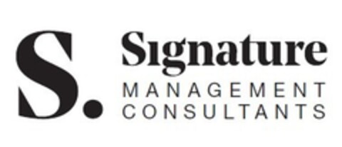 S. SIGNATURE MANAGEMENT CONSULTANTS Logo (EUIPO, 31.08.2017)