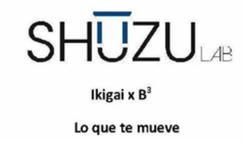 SHUZULAB IKIGAI X B3 LO QUE TE MUEVE Logo (EUIPO, 13.09.2017)
