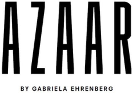 AZAAR BY GABRIELA EHRENBERG Logo (EUIPO, 02/15/2018)