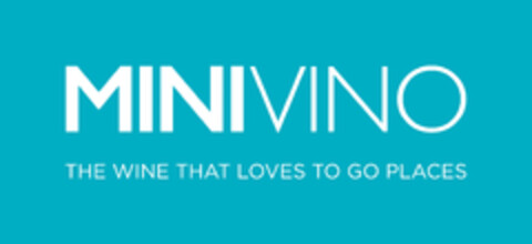 MINIVINO THE WINE THAT LOVES TO GO PLACES Logo (EUIPO, 23.10.2018)