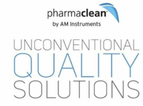 PHARMACLEAN BY AM INSTRUMENTS UNCONVENTIONAL QUALITY SOLUTIONS Logo (EUIPO, 18.12.2019)