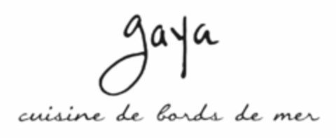GAYA CUISINE DE BORDS DE MER Logo (EUIPO, 25.02.2020)