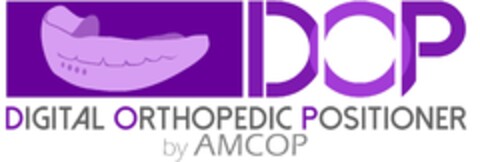 DOP DIGITAL ORTHOPEDIC POSITIONER BY AMCOP Logo (EUIPO, 03/04/2020)