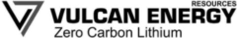 V VULCAN ENERGY RESOURCES Zero Carbon Lithium Logo (EUIPO, 08.02.2021)