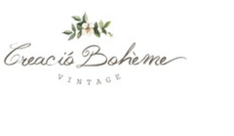 CREACIÓ BOHÈME VINTAGE Logo (EUIPO, 24.10.2022)