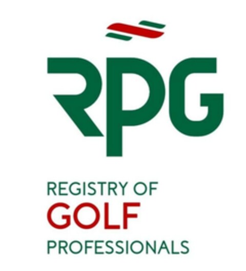 RPG REGISTRY OF GOLF PROFESSIONALS Logo (EUIPO, 12/07/2023)