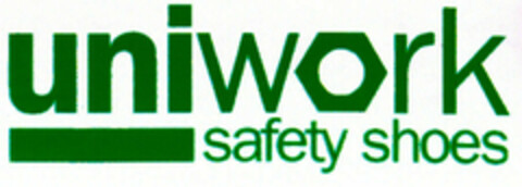 uniwork safety shoes Logo (EUIPO, 06.04.1998)