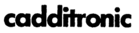 cadditronic Logo (EUIPO, 14.12.1998)