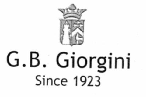 G.B. Giorgini Since 1923 Logo (EUIPO, 26.05.2000)
