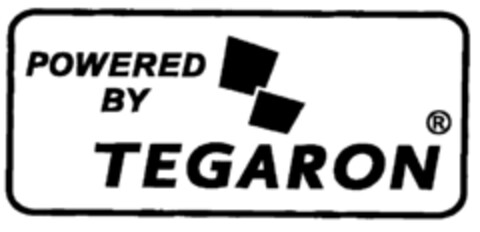 POWERED BY TEGARON Logo (EUIPO, 06.09.2000)