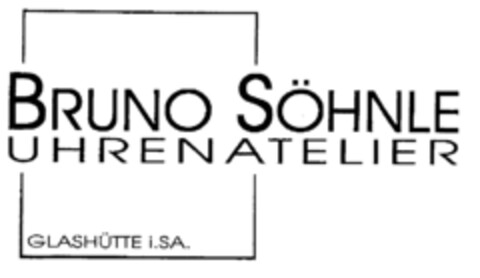 BRUNO SÖHNLE UHRENATELIER GLASHÜTTE i.SA. Logo (EUIPO, 04.10.2001)