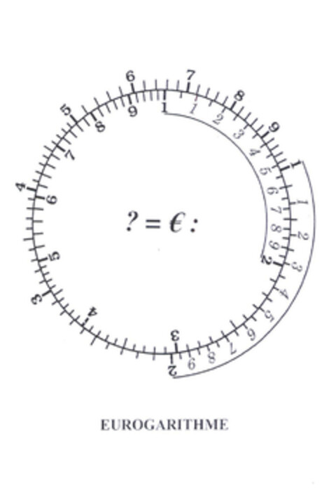 ? = € : EUROGARITHME Logo (EUIPO, 06/14/2004)