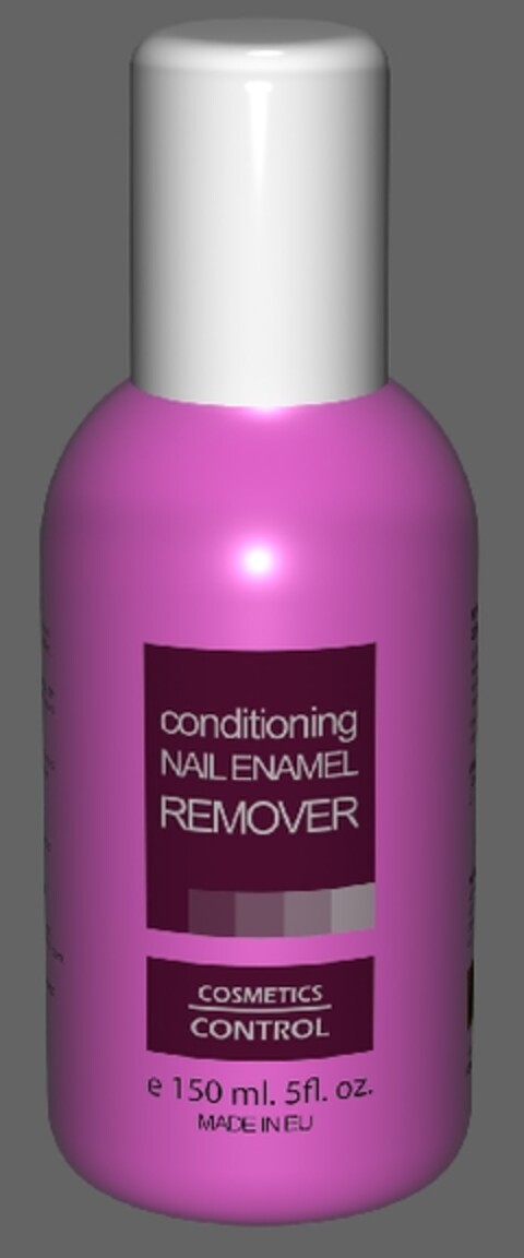 conditioning nail enamel remover COSMETICS CONTROL e 150 ml. 5fl. oz MADE IN EU Logo (EUIPO, 28.01.2010)