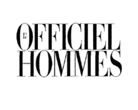 L'OFFICIEL HOMMES Logo (EUIPO, 02/23/2011)