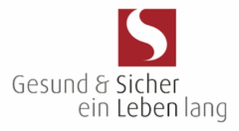 Gesund & Sicher ein Leben lang Logo (EUIPO, 05.09.2012)