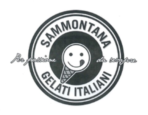 SAMMONTANA GELATI ITALIANI PER PASSIONE DA SEMPRE Logo (EUIPO, 05.04.2013)
