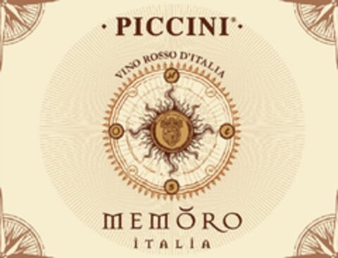 MEMORO ITALIA  PICCINI VINO ROSSO D'ITALIA Logo (EUIPO, 05/15/2013)