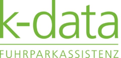 k-data Fuhrparkassistenz Logo (EUIPO, 10.09.2015)