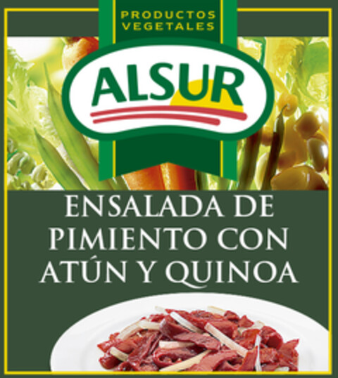 PRODUCTOS VEGETALES ALSUR ENSALADA DE PIMIENTO CON ATUN Y QUINOA Logo (EUIPO, 01/09/2017)