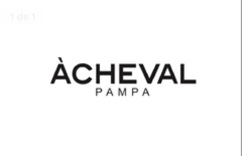 ACHEVAL PAMPA Logo (EUIPO, 08/01/2017)