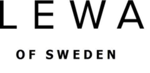 LEWA OF SWEDEN Logo (EUIPO, 10/12/2017)