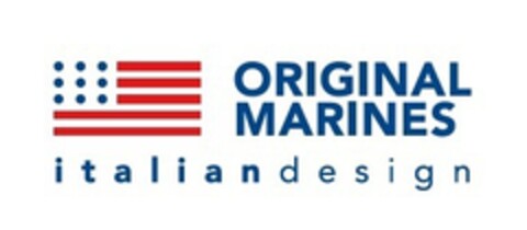 ORIGINAL MARINES Italian design Logo (EUIPO, 12/13/2017)