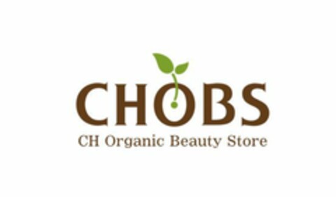 CHOBS CH ORGANIC BEAUTY STORE Logo (EUIPO, 31.05.2018)