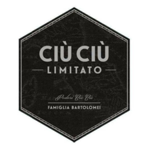 CIU' CIU' LIMITATO Poderi Ciù Ciù FAMIGLIA BARTOLOMEI Logo (EUIPO, 21.06.2018)