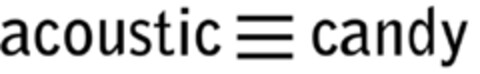 acoustic candy Logo (EUIPO, 04/10/2019)