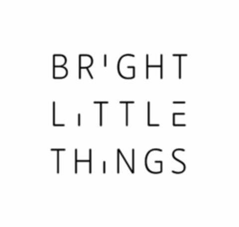 BRIGHT LITTLE THINGS Logo (EUIPO, 01/14/2020)