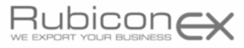 RUBICONEX WE EXPORT YOUR BUSINESS Logo (EUIPO, 07.07.2020)