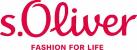 s.Oliver FASHION FOR LIFE Logo (EUIPO, 30.03.2021)