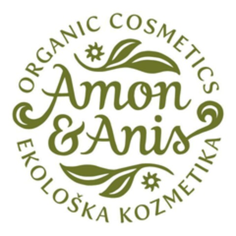 Amon&Anis ORGANIC COSMETICS EKOLOŠKA KOZMETIKA Logo (EUIPO, 17.05.2022)
