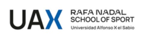 UAX RAFA NADAL SCHOOL OF SPORT Universidad Alfonso X el Sabio Logo (EUIPO, 21.02.2023)