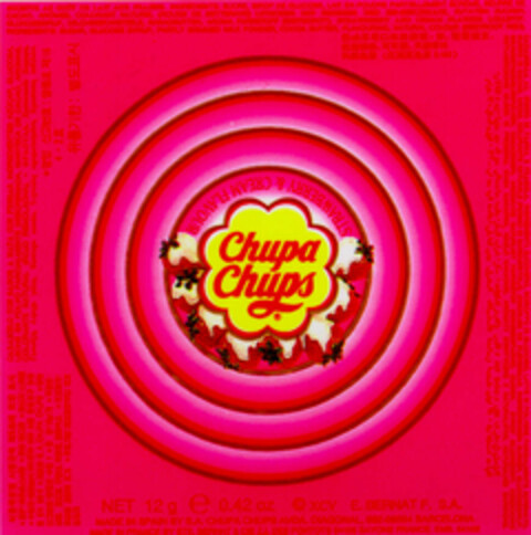 Chupa Chups (Strawberry and cream flavour) Logo (EUIPO, 02.05.1996)