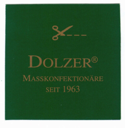 DOLZER MASSKONFEKTIONÄRE SEIT 1963 Logo (EUIPO, 17.05.2000)