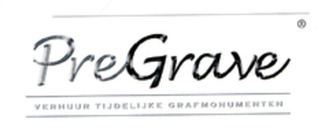 PreGrave VERHUUR TIJDELIJKE GRAFMONUMENTEN Logo (EUIPO, 09.07.2003)
