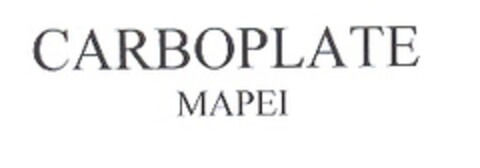 CARBOPLATE MAPEI Logo (EUIPO, 30.11.2005)