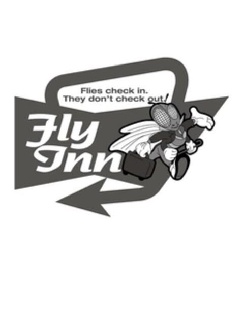 Flies check in. They don't check out. Fly Inn Logo (EUIPO, 07/23/2007)