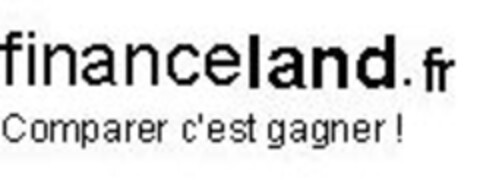 financeland.fr Comparer c'est gagner ! Logo (EUIPO, 27.11.2007)