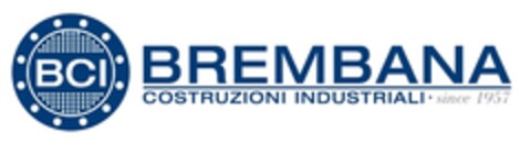 BCI BREMBANA COSTRUZIONI INDUSTRIALI since 1957 Logo (EUIPO, 09/09/2011)